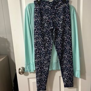 Eddie Bauer Two Piece Matching Set Blue